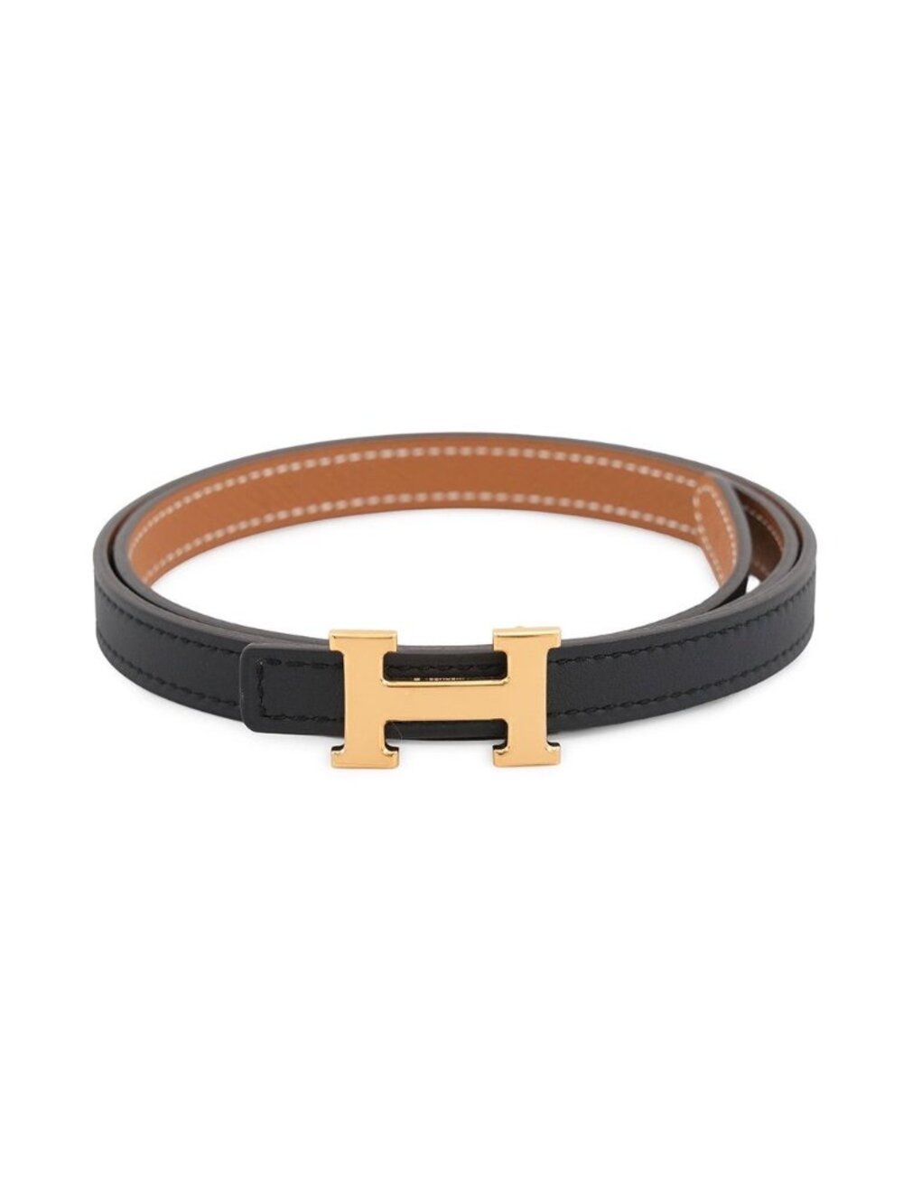 Hermes Belt Mini H Kit 13 Black Gold Swift Epsom 70
